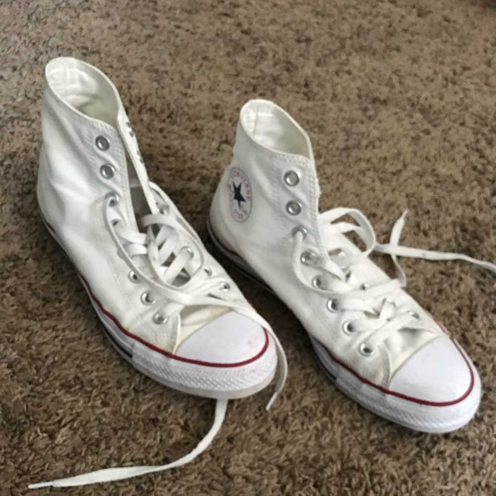 White high top converse
